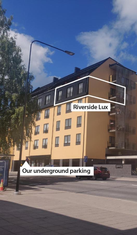 Riverside Lux With 2 Bedrooms, Car Park Garage And Sauna Apartment *